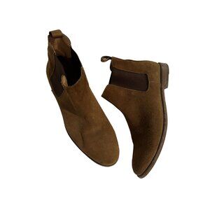 Rudy's Paris Chelsea Suede Leather Ankle Boots in Brown